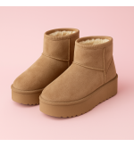 Stivaletti Donna Invernali con Pelliccia – Suola Alta – Taglie 36-41 – 3 Colori