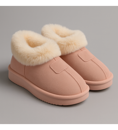 Pantofole Donna Invernali pelose con Pelliccia – 4 Colori – Taglie 36-41