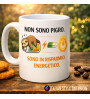 Tazza ironica “Non sono pigro, sono in risparmio energetico” – Mug divertente in ceramica bianca 325 ml