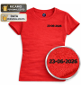 T-shirt Donna Ricamo con Data Personalizzata | 20 Colori | XS-3XL