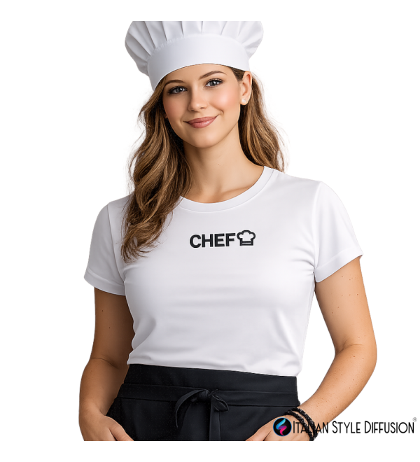 T-shirt Cuoca Ricamo personalizzato | Idea Regalo Chef Donna | 20 Colori | XS-3XL