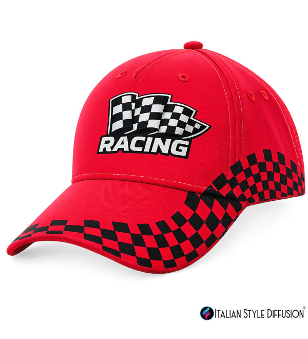 Cappellino Grand Prix personalizzato con ricamo frontale