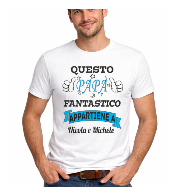 T-shirt Questo Papà Fantastico Appartiene a Me