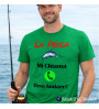 T-shirt La Pesca Mi Chiama Devo Andare | Maglietta Pescatore Divertente