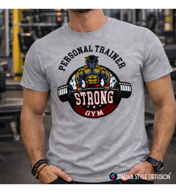 T-shirt Personal Trainer Strong Gym | Maglietta Palestra Fitness Bodybuilding