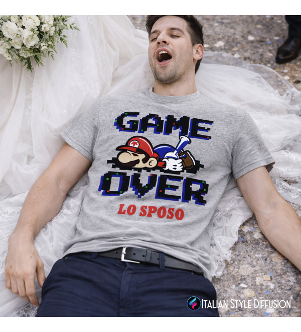 Maglietta Lo Sposo Scienziato Pazzo | T-shirt Addio al Celibato Team Sposo