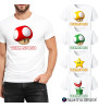 T-shirt “Team Sposo” Gamer – Maglietta Personalizzata Addio al Celibato 4 Varianti (Funghi, Stella, Pianta)
