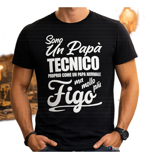 T-shirt “Papà Tecnico” – Molto Più Figo