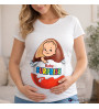 Maglietta Premaman Ovetto Baby Surprise | T-shirt Gravidanza Cotone