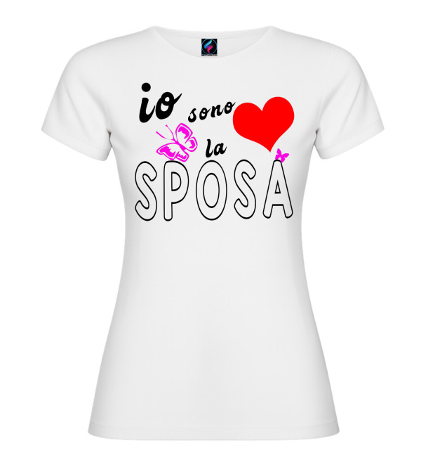 T-Shirt “Io Sono la Sposa” Donna | Addio al Nubilato