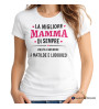 T-shirt “La migliore mamma di sempre” personalizzata con nomi