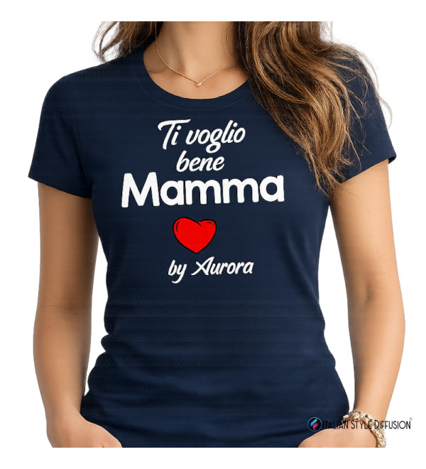 T-shirt Personalizzata Ti Voglio Bene Mamma