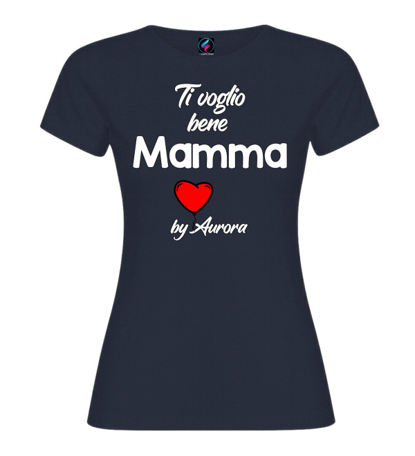 T-shirt Ti voglio bene Mamma personalizzata | Regalo mamma