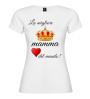 T-shirt La migliore mamma del mondo | Corona e Cuore