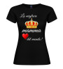 T-shirt La migliore mamma del mondo | Corona e Cuore