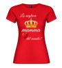 T-shirt La migliore mamma del mondo | Corona e Cuore