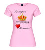 T-shirt La migliore mamma del mondo | Corona e Cuore