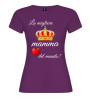 T-shirt La migliore mamma del mondo | Corona e Cuore