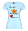 T-shirt La migliore mamma del mondo | Corona e Cuore