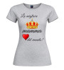 T-shirt La migliore mamma del mondo | Corona e Cuore