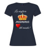 T-shirt La migliore mamma del mondo | Corona e Cuore