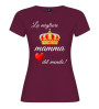 T-shirt La migliore mamma del mondo | Corona e Cuore