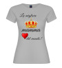 T-shirt La migliore mamma del mondo | Corona e Cuore