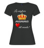 T-shirt La migliore mamma del mondo | Corona e Cuore