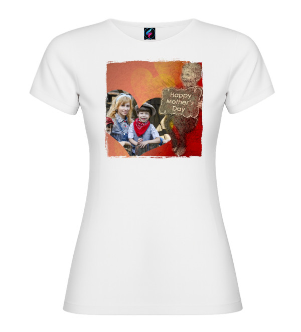 T-shirt Festa della Mamma con foto nel cuore | Happy Mother’s Day