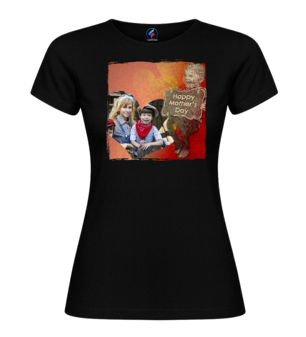T-shirt Festa della Mamma con foto nel cuore | Happy Mother’s Day