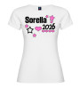 T-shirt “Sorella [ANNO]” personalizzata | Annuncio gravidanza