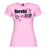 T-shirt “Sorella [ANNO]” personalizzata | Annuncio gravidanza