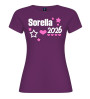 T-shirt “Sorella [ANNO]” personalizzata | Annuncio gravidanza