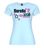 T-shirt “Sorella [ANNO]” personalizzata | Annuncio gravidanza