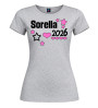 T-shirt “Sorella [ANNO]” personalizzata | Annuncio gravidanza