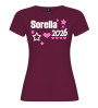 T-shirt “Sorella [ANNO]” personalizzata | Annuncio gravidanza