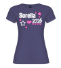 T-shirt “Sorella [ANNO]” personalizzata | Annuncio gravidanza