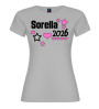T-shirt “Sorella [ANNO]” personalizzata | Annuncio gravidanza