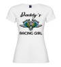 T-shirt donna “Daddy’s Racing Girl” | Puro cotone racing