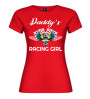 T-shirt donna “Daddy’s Racing Girl” | Puro cotone racing