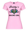 T-shirt donna “Daddy’s Racing Girl” | Puro cotone racing