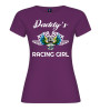 T-shirt donna “Daddy’s Racing Girl” | Puro cotone racing