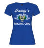 T-shirt donna “Daddy’s Racing Girl” | Puro cotone racing
