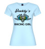 T-shirt donna “Daddy’s Racing Girl” | Puro cotone racing