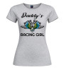 T-shirt donna “Daddy’s Racing Girl” | Puro cotone racing