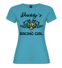 T-shirt donna “Daddy’s Racing Girl” | Puro cotone racing