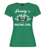 T-shirt donna “Daddy’s Racing Girl” | Puro cotone racing