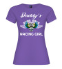 T-shirt donna “Daddy’s Racing Girl” | Puro cotone racing