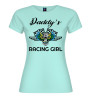 T-shirt donna “Daddy’s Racing Girl” | Puro cotone racing