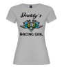 T-shirt donna “Daddy’s Racing Girl” | Puro cotone racing